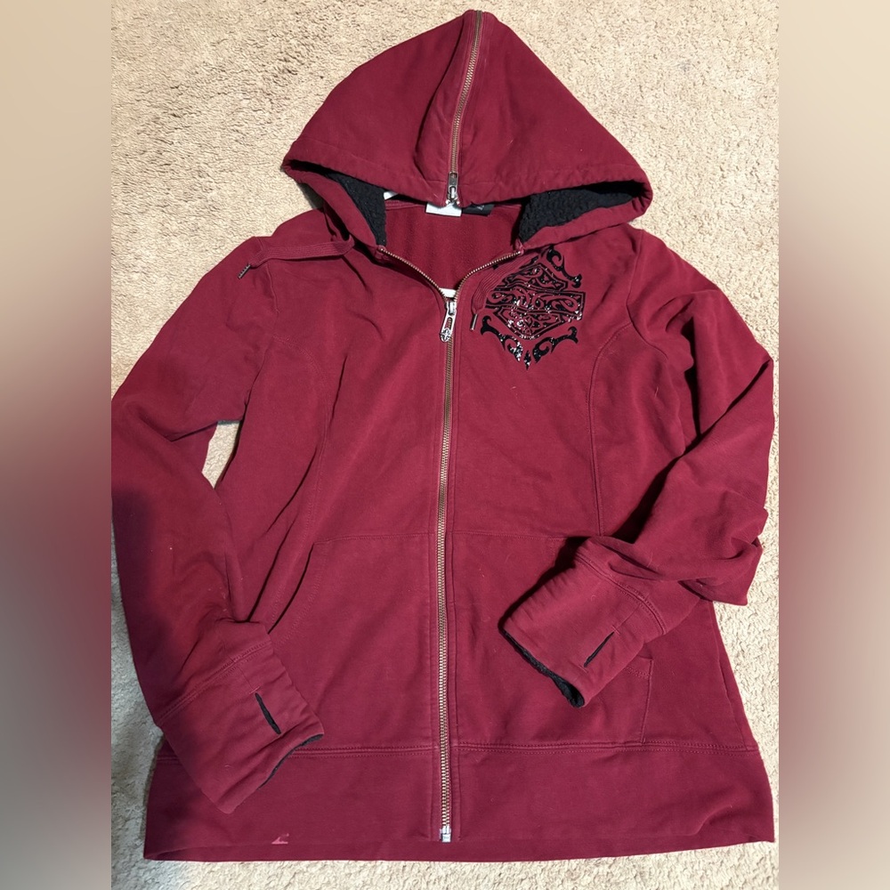 Harley Davidson Zip Up Hoodie Women’s Large